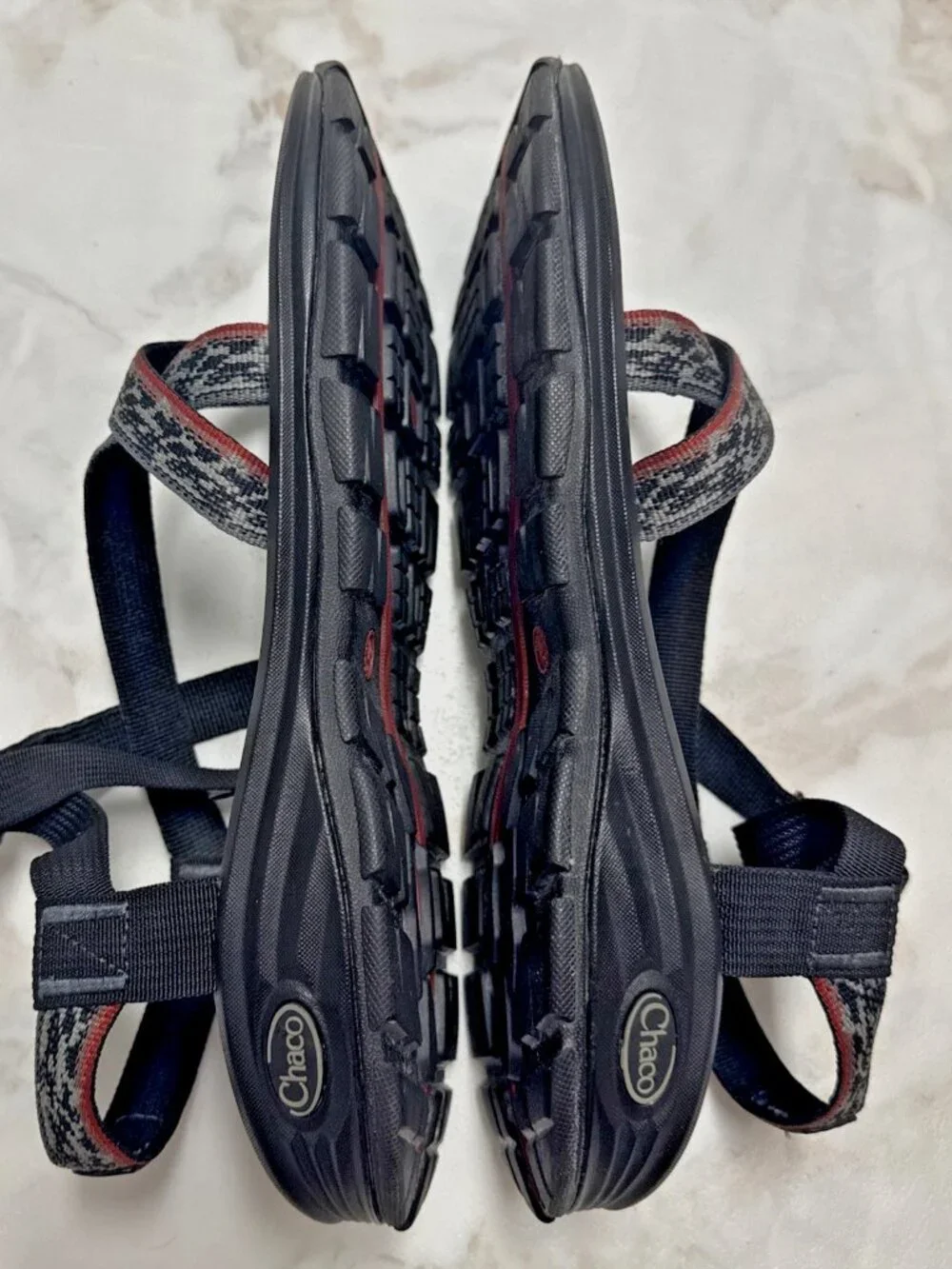 Chaco Zvolv 2 Sandals Mens 13 Distress Gris Classic Hiking Sport Shoes w/Box